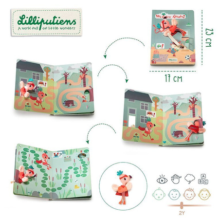 LILLIPUTIENS Książeczka przygodowa z mini przytula