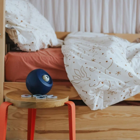 Kidywolf Projektor Ścienny Galaxy Kidystar – projektor 360°, muzyka, Bluetooth, 6 dysków, timer