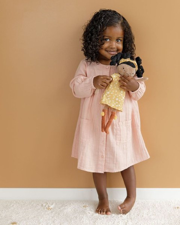 Little Dutch Lalka Evi 35 cm – miękka przytulanka w żółtej sukience