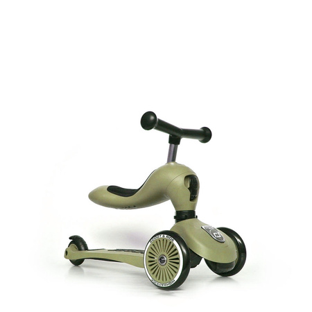 SCOOTANDRIDE 2w1 hulajnoga 1-5 lat Olive