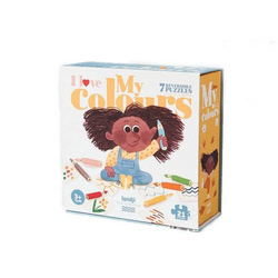LONDJI Puzzle dla dzieci, Kocham Moje Kolory