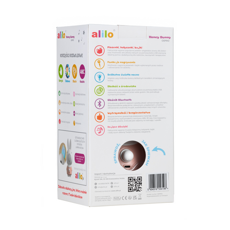 Alilo Króliczek Honey Bunny G6PRO pudrowy róż