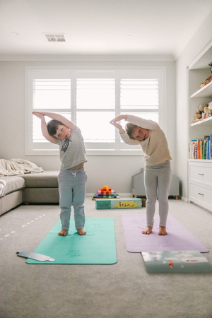 Buki Mata do jogi dla dzieci - fioletowa