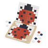 Janod Drewniana układanka mozaika piksele Symetria i kodowanie 4w1 5+