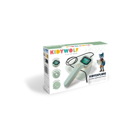 Kidywolf - Podświetlana kamera z ekranem LED dla dzieci +6 | elastyczna kamera do eksploracji