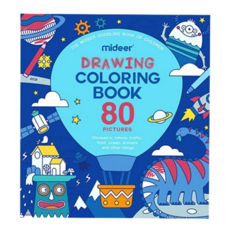 mideer Kolorowanka mideer –Przygody niebieskiego balona (80 kolorowanek)