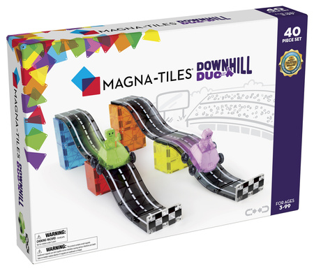 MAGNA-TILES® Klocki Magnetyczne Downhill Duo 40 el.