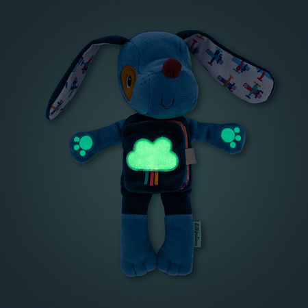 Lilliputiens Przytulanka z książeczką Piesek Jules 6m+ – interaktywna książeczka sensoryczna dla niemowląt