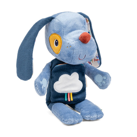 Lilliputiens Przytulanka z książeczką Piesek Jules 6m+ – interaktywna książeczka sensoryczna dla niemowląt