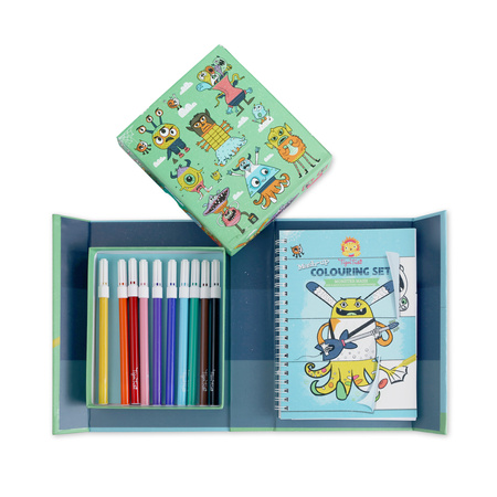 Tiger Tribe Zestaw Kolorowanek Potworki