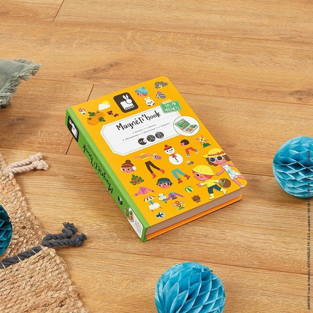 Magnetyczna układanka 4 pory roku Magnetibook, Janod