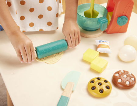 B.toys Drewniany MIKSER z akcesoriami i składnikami do pieczenia ciast