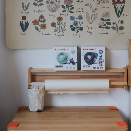 Kidywolf Projektor Ścienny Ocean Kidystar – projektor 360° z muzyką, Bluetooth i dyskami podwodnego świata