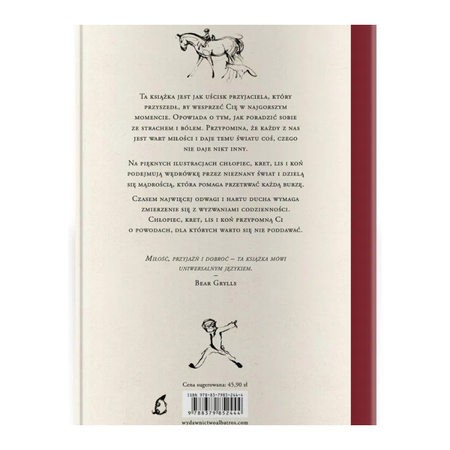 Chłopiec, kret. lis i koń