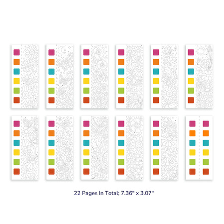 mideer Kolorowanka akwarelowa mideer –Kwiaty