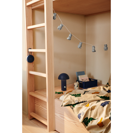 Liewood – Piżama dziecięca chłopięca w dinozaury, bawełna organiczna, długa, jesienna - 116 – wyprzedaż