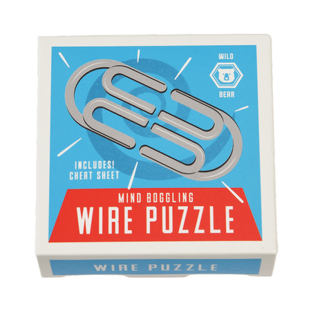 Puzzle metalowe, zabawka logiczna, Dziki Niedźwiedź, Rex London