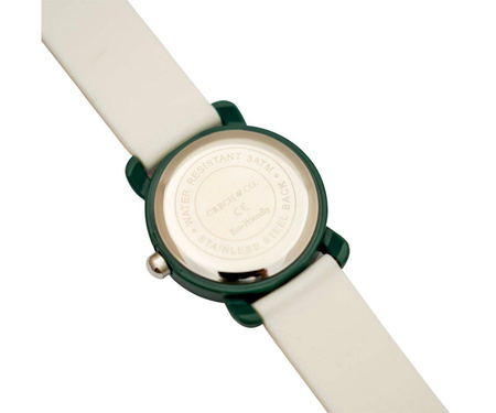 Grech&Co – Zegarek dla dzieci, silikonowa bransoletka, nauka czasu, Atlas+ Tierra– wyprzedaż