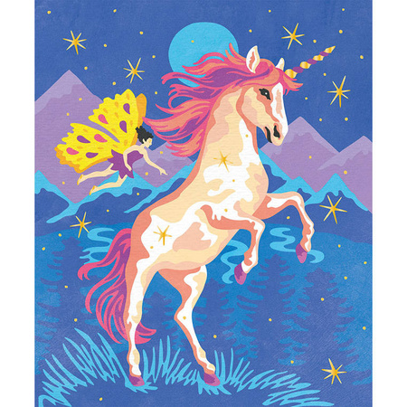 Janod Zestaw kreat. Malowanie po num. Jednorożce