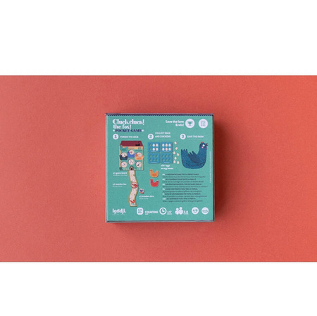 LONDJI Gra kieszonkowa Puk! Puk! Tu lisek!