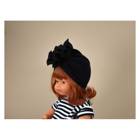 Miniland Doll Turban Czarny ROZMIAR 38