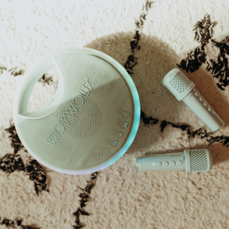 Kidywolf - karaoke dla dzieci, głośnik i 2 mikrofony