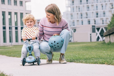 SCOOTANDRIDE Highwaykick 1 2w1 Jeździk i hulajnoga 1-5 lat Steel