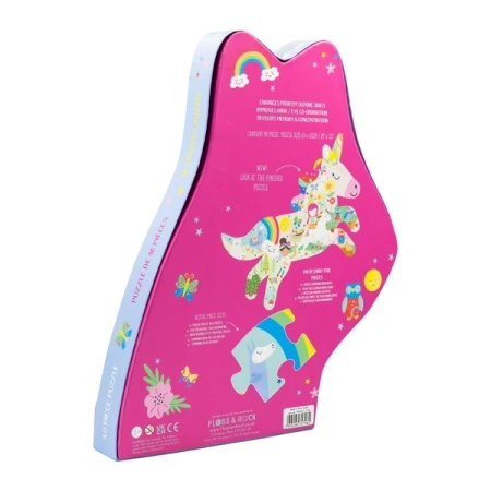 Floss & Rock Tęczowe Wróżki Puzzle 40 elementów dla dzieci 3+