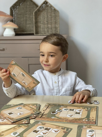 Egmont Toys – Gra magnetyczna Las Sudoku - Logiczna gra edukacyjna dla dzieci