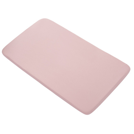Samiboo Prześcieradło z bawełny organicznej 140x70 cm Pudrowe
