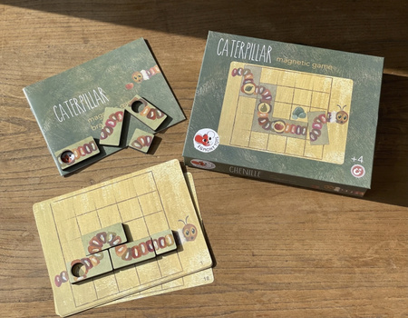 Egmont Toys – Gra magnetyczna Dżdżownica - Logiczna gra edukacyjna dla dzieci