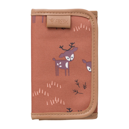  Fresk Portfel na rzep Jelonek Amber brown
