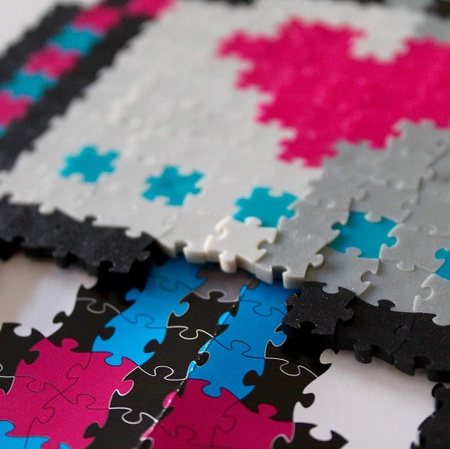 Fat Brain Toys Puzzelki Pixelki Jixelz Roboty 700 elementów