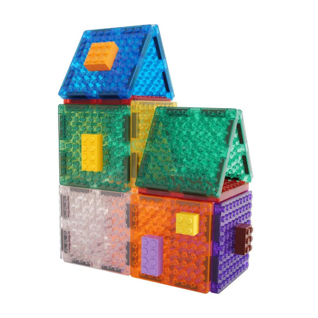 Cleverclixx Klocki magnetyczne Brick Tiles 16 el.