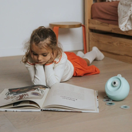 Kidywolf Projektor Ścienny Ocean Kidystar – projektor 360° z muzyką, Bluetooth i dyskami podwodnego świata