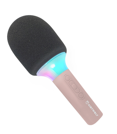 Kidywolf - mikrofon karaoke - różowy Bluetooth