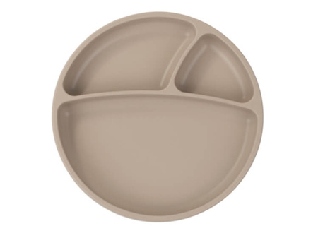 MINIKOIOI Talerzyk silikonowy BUBBLE BEIGE