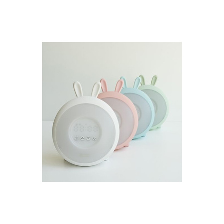 Rabbit & Friends Lampka budząca światłem biały królik