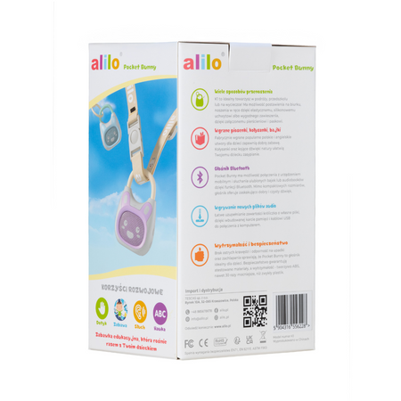 Alilo Pocket Bunny K1 Odtwarzacz MP3 niebieski