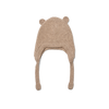 Liewood – Czapeczka niemowlęca z uszkami, 6-9 miesięcy - dzianinowa, wełna merino i bawełna certyfikowana, jesień zima