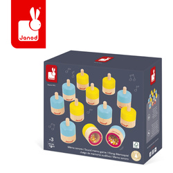 Janod – Gra Memory Dźwiękowe dla Dzieci 3+ | Sensoryczna Gra Pamięciowa
