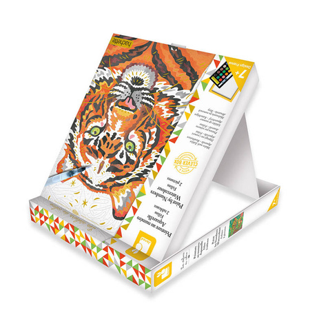 Janod Zestaw kreat Malowanie po numerach Dzikie ko