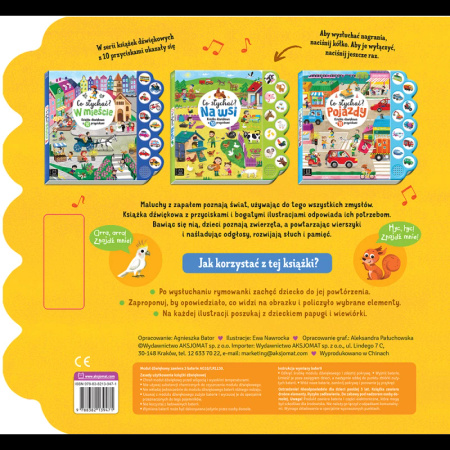 Co słychać? W zoo. Książka dźwiękowa z 10 przyciskami