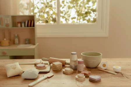 Little Dutch Zestaw do pieczenia FSC – drewniana zabawka kulinarna dla dzieci 3+