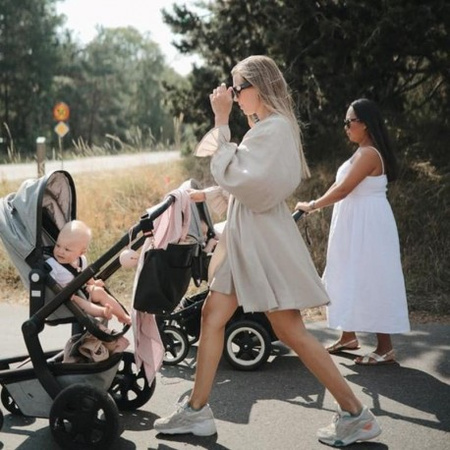 Mushie - Etui na smoczek do wózka Kula Ball Blush