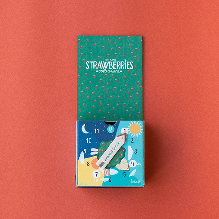 LONDJI Mini gra Strawberries - gra strategiczna dla dzieci i dorosłych