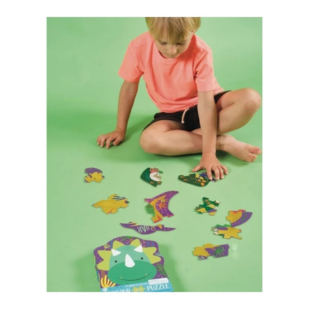Floss&Rock Dinozaury Puzzle 12 elementów