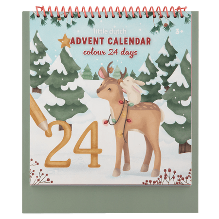 Little Dutch Kolorowanka - kalendarz adwentowy