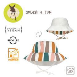 Lassig kapelusz p.słoneczny  pink/natur,rozm.46/49