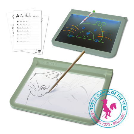 Podświetlany tablet do nauki pisania i rysowania Kidywolf